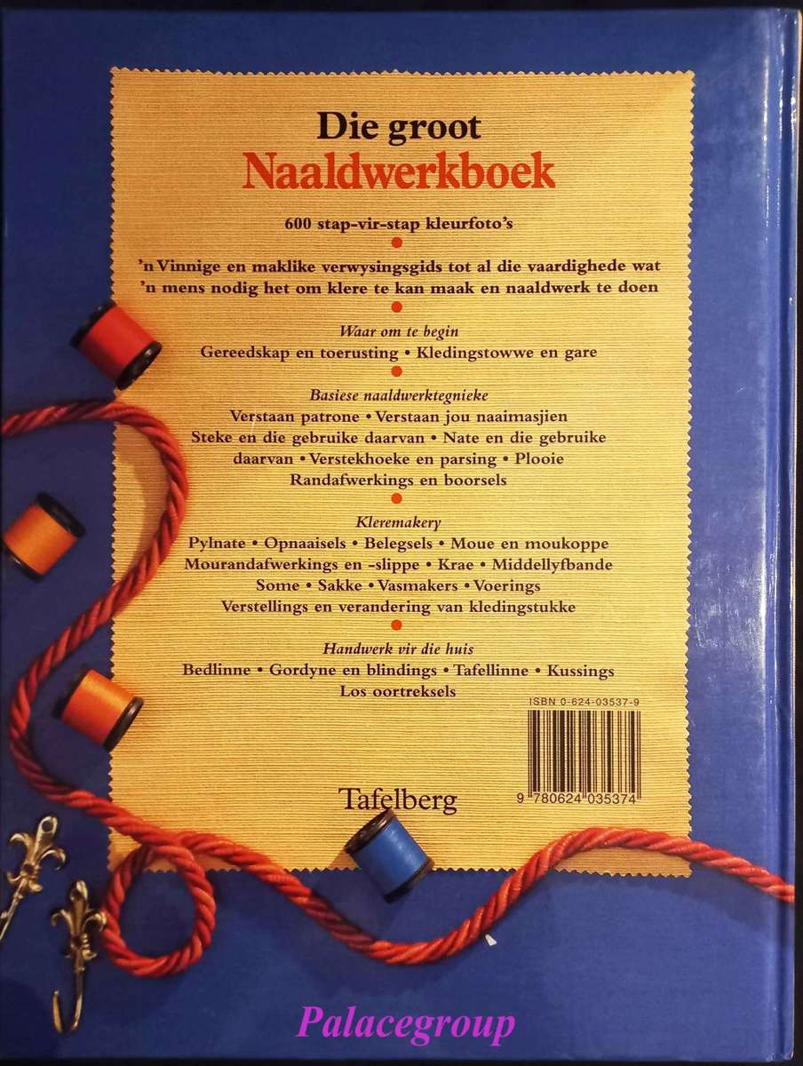 Die Groot Naaldwerkboek, Kleurfoto`s, 600 Stap-vir-Stap Gids,  160 bl, +A4, Hardeband