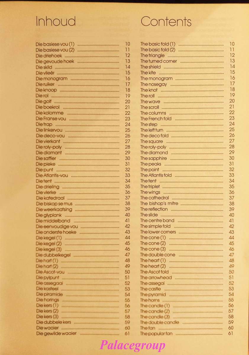 Servetvoukuns / Napkin Folding, Eric Bolsmann, Kleurfoto`s,  110 bl, +A4, H/B