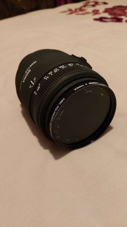 Sigma 70mm 1:2.8 DG Macro lens. Nikon mount