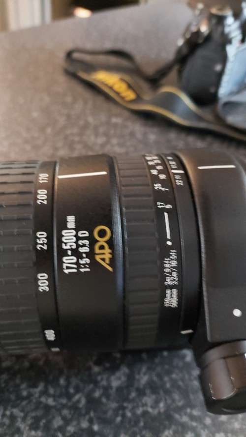 SIGMA 170-500mm F5-6.3 APO Aspherical Telephoto Zoom Lens for NIKON