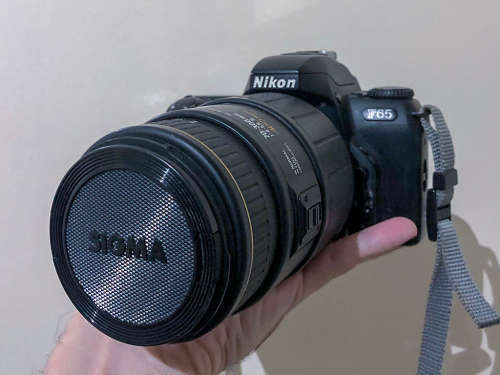 2x Film cameras - Nikon F65 & F80 + Sigma 70-300mm lens - Untested