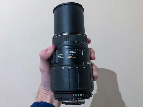 2x Film cameras - Nikon F65 & F80 + Sigma 70-300mm lens - Untested