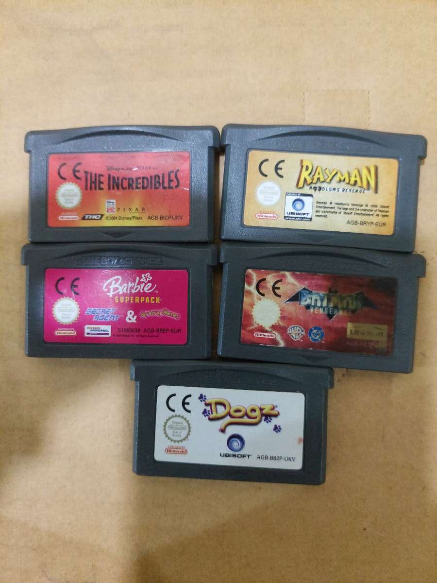 *RARE* Nintendo Game Boy Advance SP X 2 PLUS 5 Games