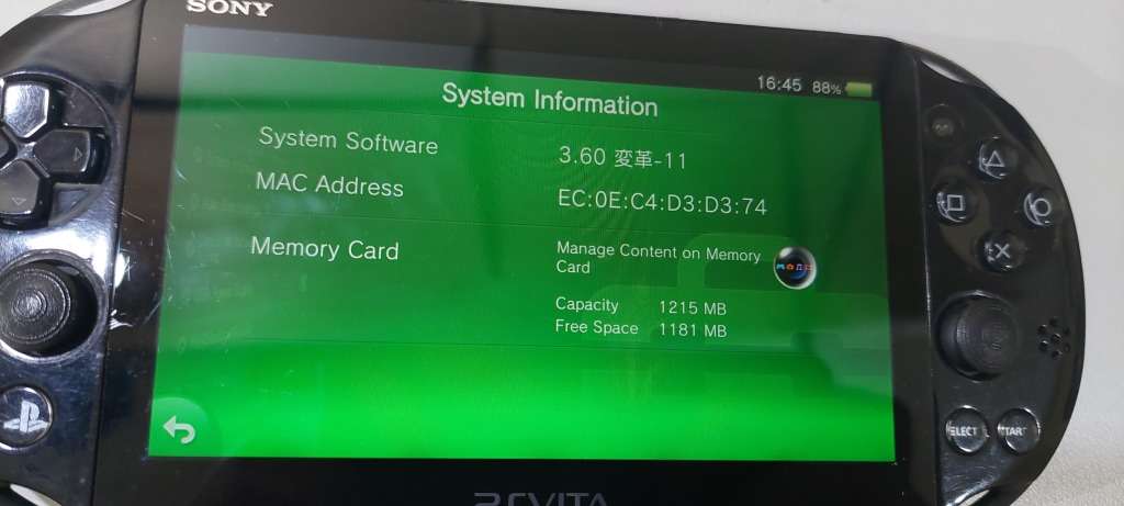 PS VITA SLIM (MODDED)