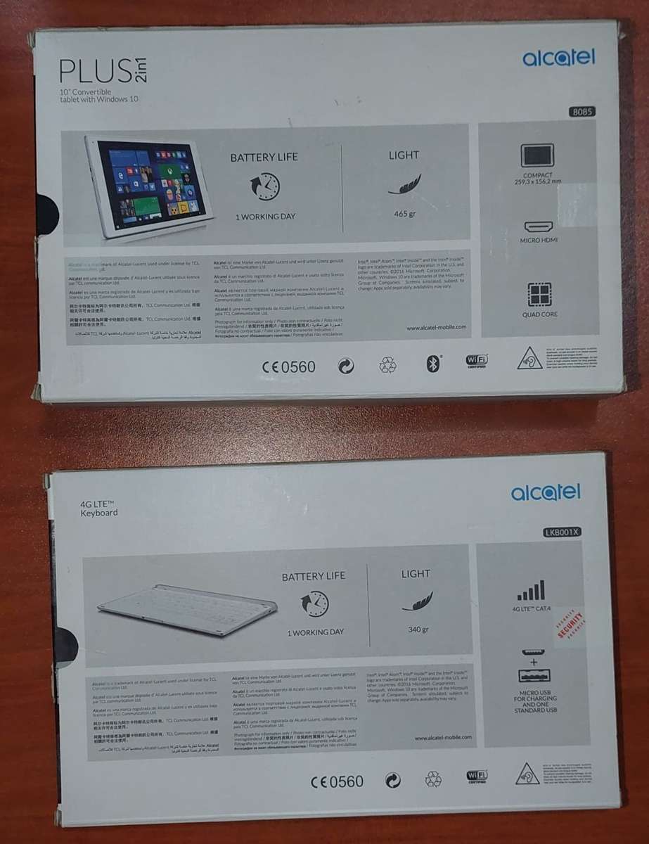 Alcatel Plus 10 2-in-1 Tablet (with original box & Manual)
