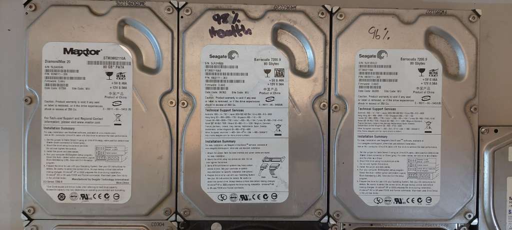 *LATE ENTRY* 11 3.5`  HDDs (FAILED AND FAILING)