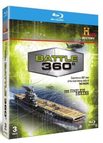 Brand New, Original and Sealed - HISTORY CHANNELS BATTLE 360 COMPLETE SERIES (BLU RAY BOX SET)