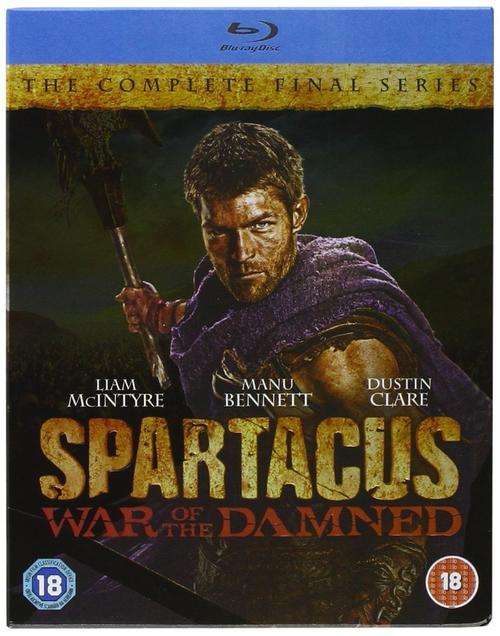 Brand New, Original and Sealed SPARTACUS - WAR OF THE DAMNED (BLU RAY)