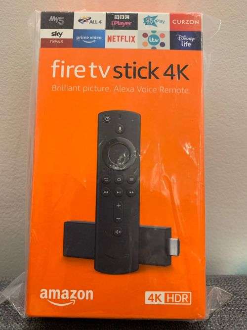 Fire TV Stick 4K UHD streaming device with Alexa built in, Dolby Vision
