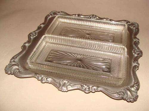 Silver-plated tray
