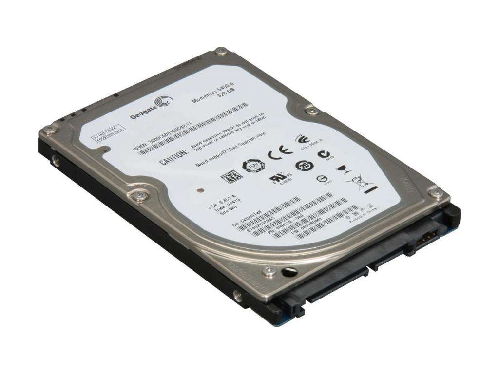 320GB 2.5" SATA Seagate Hard Drive