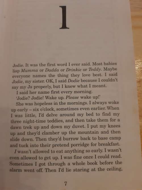 My sister Jodie by Jacqueline Wilson (2008)