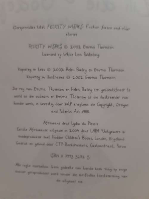 Lili die Modepop en ander stories deur Helen Baileyand Emma Thomson (2004)