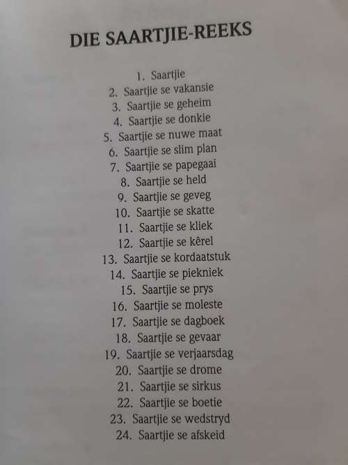 Saartjie se slim plan deur Bettie Naudé (4de uitgawe 1ste druk 2007)