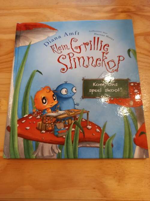 Klein Grillie Spinnekop - Kom, ons speel skool deur Diana Amft 2019