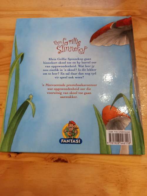 Klein Grillie Spinnekop - Kom, ons speel skool deur Diana Amft 2019