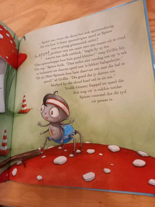 Klein Grillie Spinnekop - Kom, ons speel skool deur Diana Amft 2019
