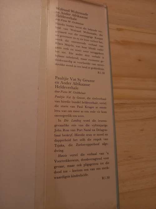 Die Twee Kapteins en ander Afrikaanse Verhale deur Pieter W Grobbelaar (1970)