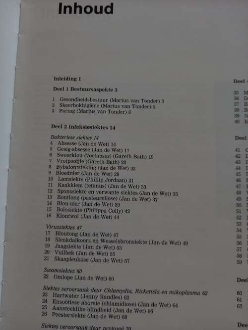 Kleinveesiektes deur Jan de Wet & Gareth Bath(red) - Toestand - Soos Nuut