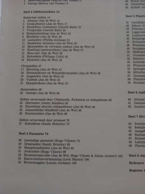 Kleinveesiektes deur Jan de Wet & Gareth Bath(red) - Toestand - Soos Nuut