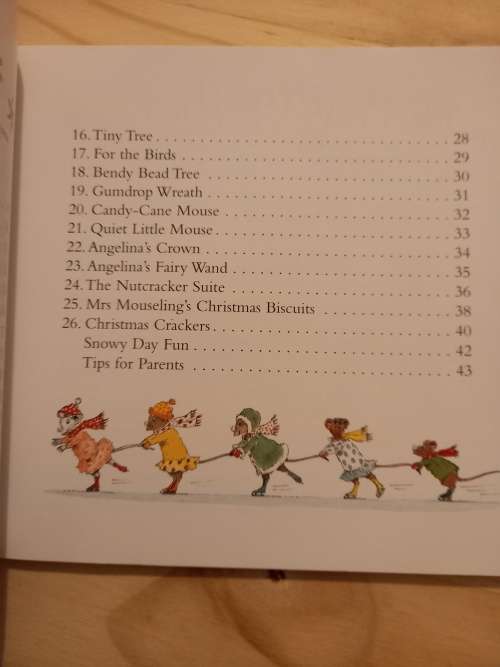Angelins Ballerina's Christmas Cards Activity book
