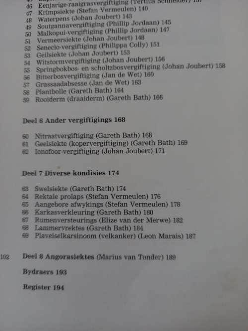 Kleinvee-Siektes deur Jan de Wet/Gareth Bath