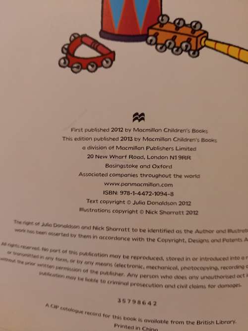 Goat Goes To Playgroup by Julia Donaldson (2012)