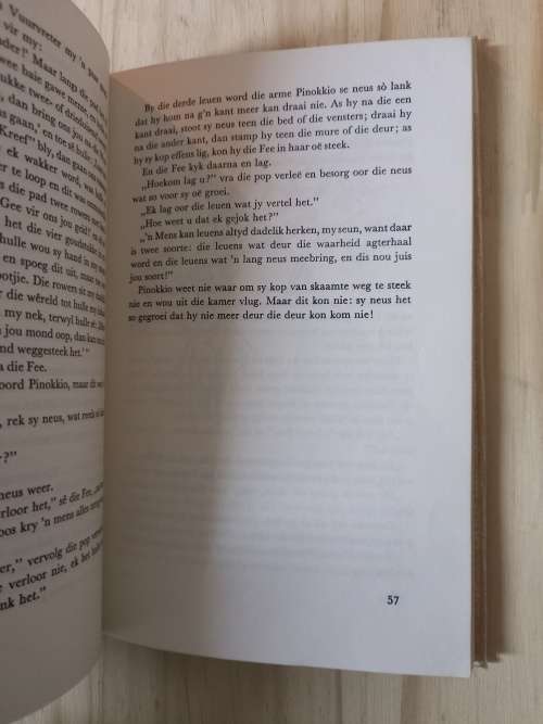Die Avonture van Pinokkio deur C Collodi (4de hersiende uitgawe 1972)