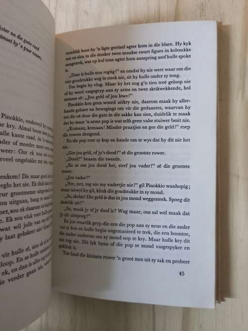 Die Avonture van Pinokkio deur C Collodi (4de hersiende uitgawe 1972)