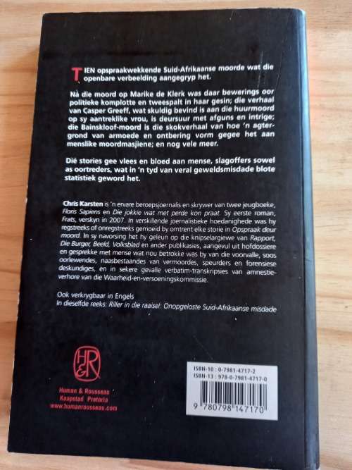 Opspraak deur MOORD Suid-Afrikaanse doodslag skok deur Chris Karsten (ware misdaad)