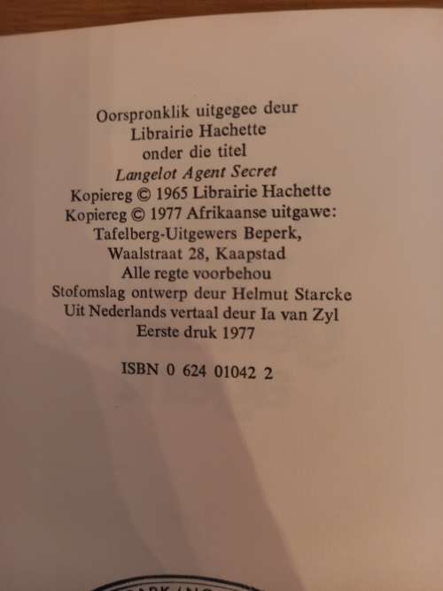 Lennet word geheime agent deur Luitenant X (1ste druk 1977)