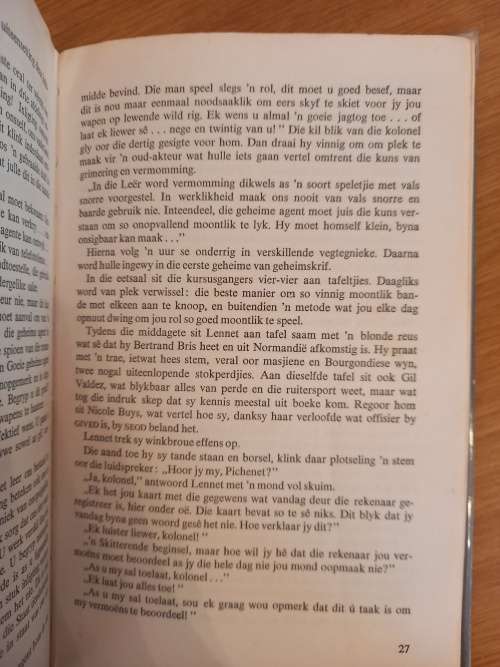 Lennet word geheime agent deur Luitenant X (1ste druk 1977)