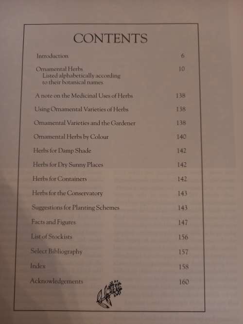 Ornamental HERBS for your GARDEN by Deni Bown