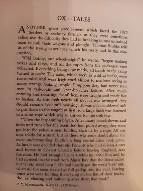 1820 Settlers Stories - Sydney Hudson-Reed 1970