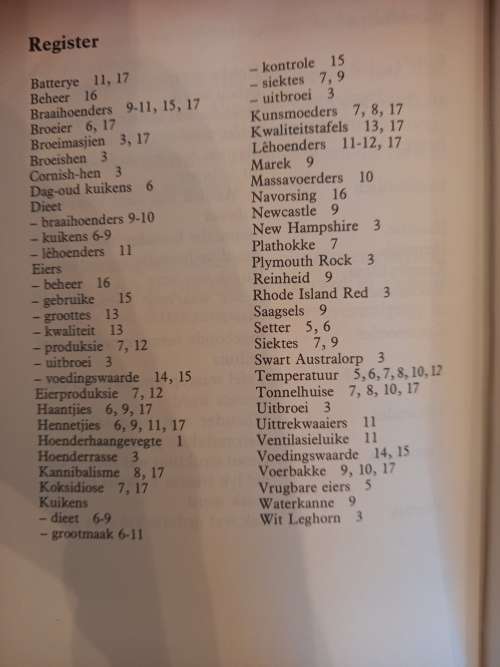 Vakliteratuur - PLUIMVEE (1ste uitgawe, 1ste druk 1979)
