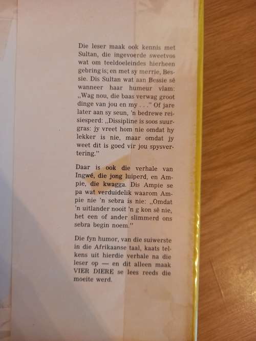 Vier Diere - WA Hickey (1969)