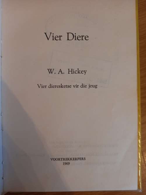 Vier Diere - WA Hickey (1969)