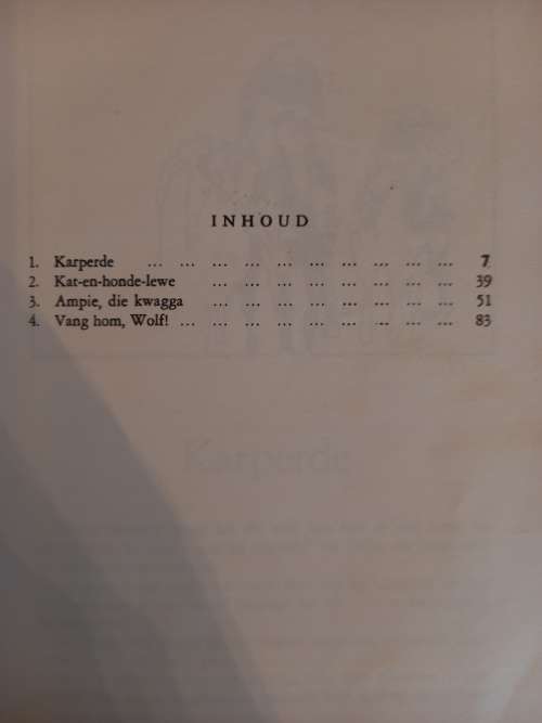 Vier Diere - WA Hickey (1969)