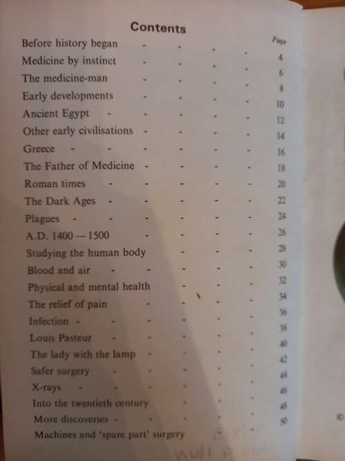 A Ladybird 'Achievements' Books The Story of Medicine (1972)