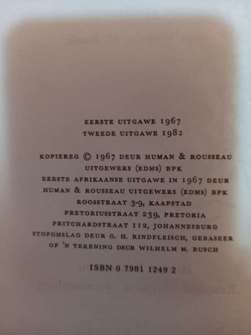 Die Vermaaklike lewe van Tyl Uilspieël -  Pieter W Grobbelaar (2de uitgawe 1982)