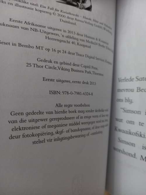 Speurder Kwaaikofski Honde, hoede en hande - Jürgeb NBanscherus (2013)