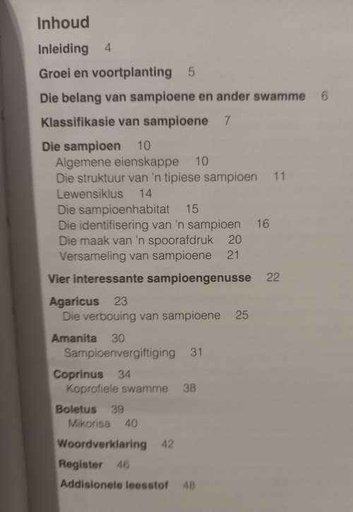 Die insig-reeks: sampioene - Albert Eicker