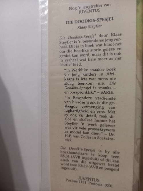 Die laaste vanggat - C S Badenhorst 1984