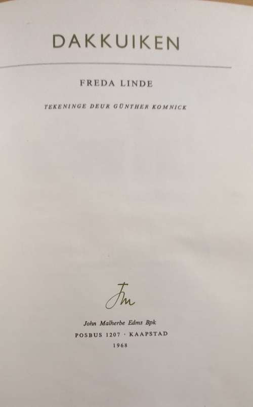 Dakkuiken - Freda Linde 1968