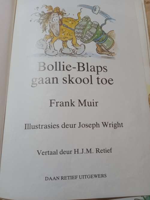 Bollie-Blaps gaan skool toe - Frank Muir (1985)