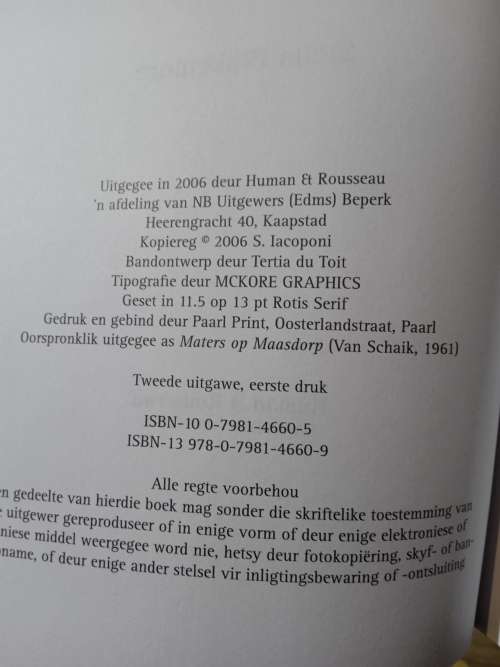 Maters op Maasdorp nr 14 - Stella Blakemore (2006)