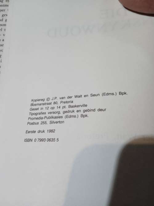 Roep van die sonskynwoud - Dricky Beukes (1982)