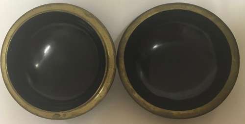 Black cinnabar trinket box