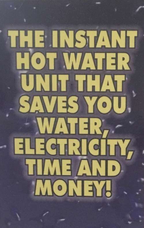 Instant hot water shower head