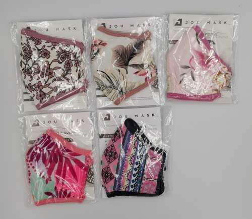 Washable reusable adult cloth face masks